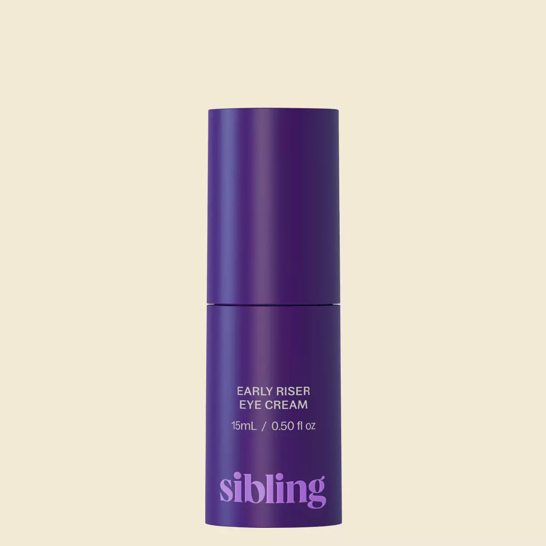 Early Riser Eye Cream by Sibling Skincare, a perfect eye cream to target dark circles and puffiness.