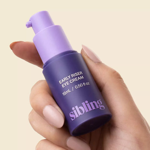 Depuff and instantly revive and plump tired eyes with the Sibling Skincare Eye Cream